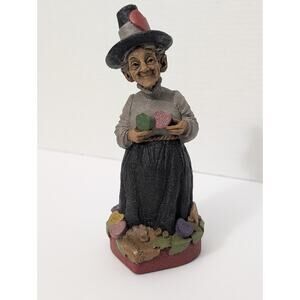 1996 Valentina Figurine by Tom Clark #5297 Witch for Valentine's Day 7.25" tall